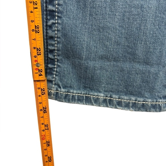 Miss Me Distressed Boyfriend Blue Capri Jeans JB1046P Size 28 - Picture 12 of 13